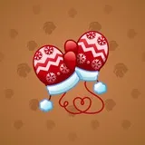 Snow Mittens #25706