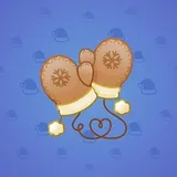 Snow Mittens #25840