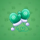 Snow Mittens #25847