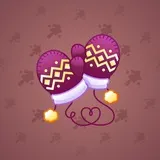 Snow Mittens #25851