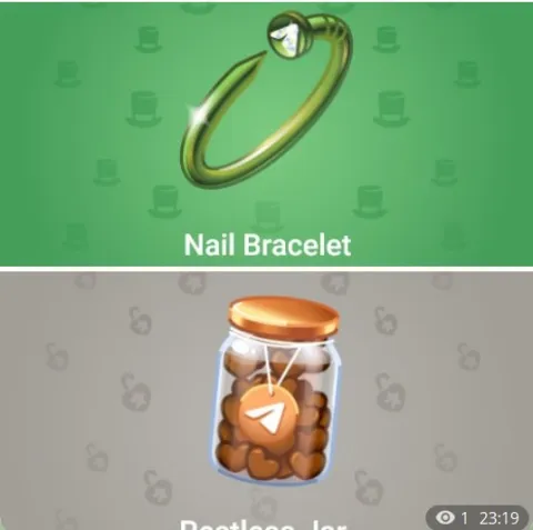 Коллекции подарков Nail Bracelet и Restless Jar можно передавать и продавать с 12 июня