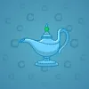 Genie Lamp #2722