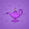 Genie Lamp #2844