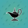 Genie Lamp #3966