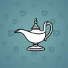 Genie Lamp #4077