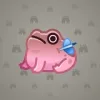 Kissed Frog #7993
