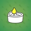 Love Candle #10039