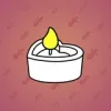 Love Candle #11799