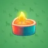 Love Candle #1218