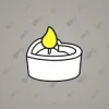 Love Candle #12684