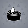 Love Candle #12997