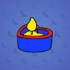 Love Candle #13556