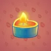 Love Candle #2462