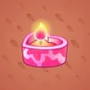 Love Candle #2551