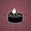 Love Candle #2609