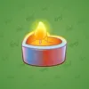 Love Candle #3075