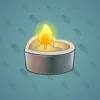 Love Candle #3162