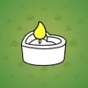 Love Candle #3852