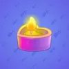 Love Candle #4237