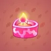 Love Candle #4396