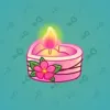 Love Candle #4398