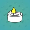 Love Candle #4487