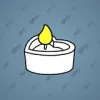 Love Candle #5868