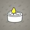 Love Candle #7084