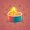 Love Candle #7357