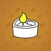 Love Candle #7597