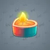 Love Candle #7631