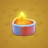 Love Candle #7911