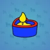 Love Candle #8062