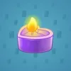 Love Candle #8207