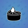 Love Candle #8606