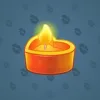 Love Candle #9121