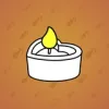 Love Candle #9305