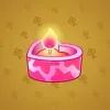 Love Candle #9400