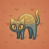 Scared Cat #10457