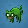 Scared Cat #11974