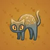 Scared Cat #12068