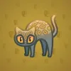 Scared Cat #12124