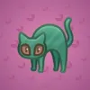 Scared Cat #12490