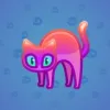 Scared Cat #12518