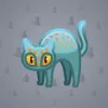 Scared Cat #13356