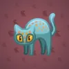 Scared Cat #13502
