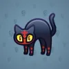 Scared Cat #13677