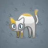 Scared Cat #13819