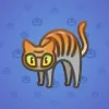 Scared Cat #14884