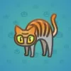 Scared Cat #16174